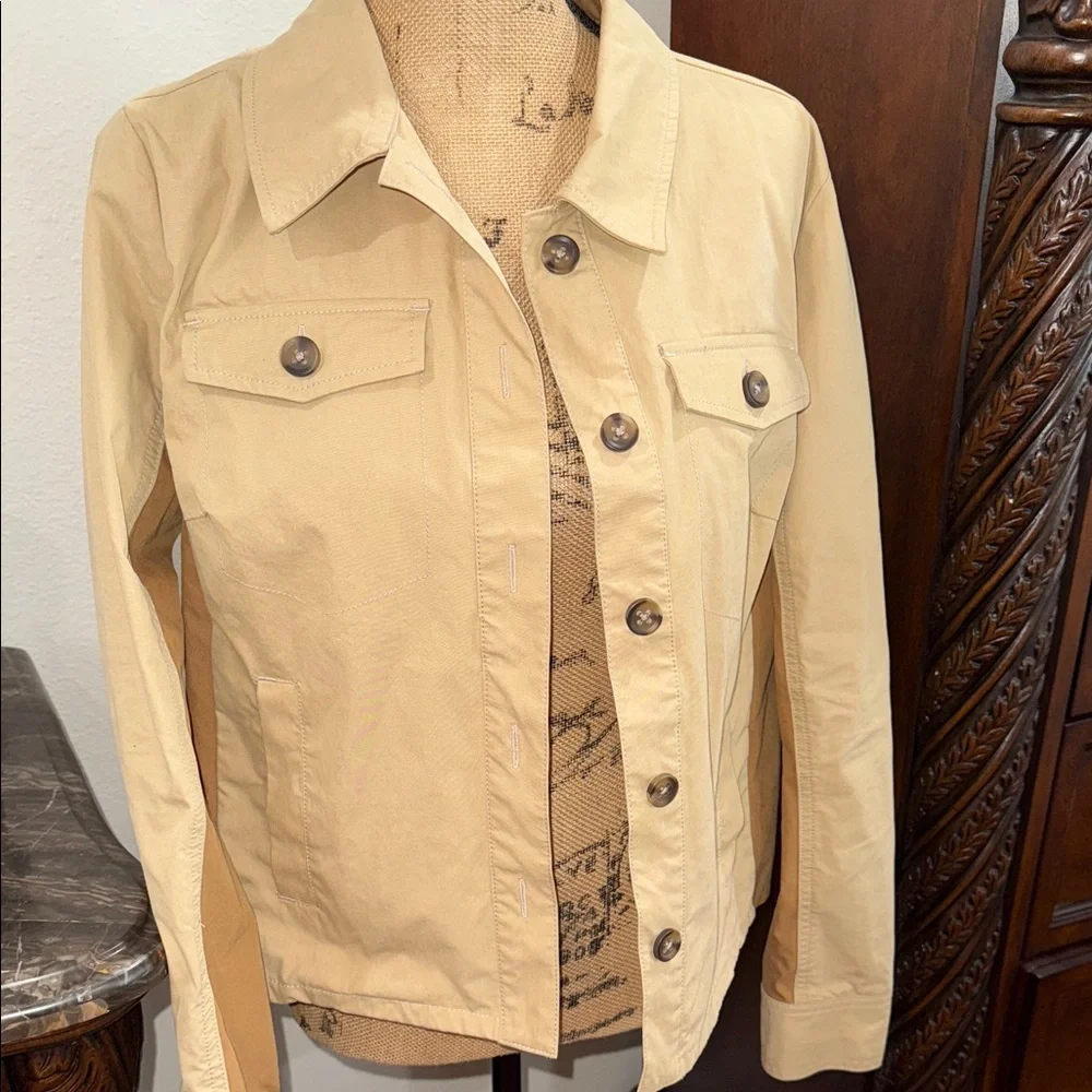 CAbi Tan Utility Jacket for Women - Picture 2 of 3